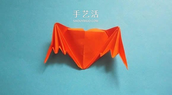 會飛的心折紙圖解教程 折紙愛心的折法帶翅膀 -  rpnrmr.com