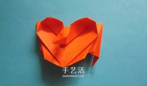 會飛的心折紙圖解教程 折紙愛心的折法帶翅膀 -  rpnrmr.com