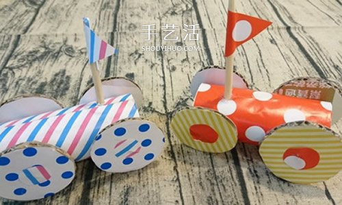 自制橡皮筋回力車教程 橡皮筋動力小車制作圖 -  rpnrmr.com