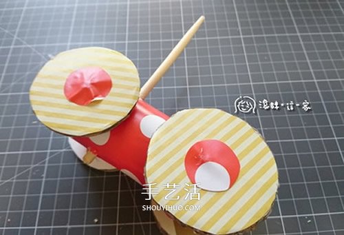 自制橡皮筋回力車教程 橡皮筋動力小車制作圖 -  rpnrmr.com