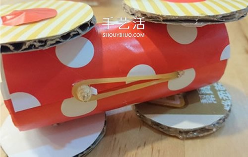 自制橡皮筋回力車教程 橡皮筋動力小車制作圖 -  rpnrmr.com