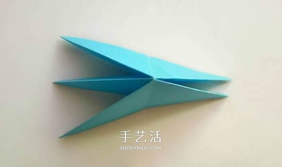 五個角的星星折紙圖解 內(nèi)外雙五角星星的折法 -  rpnrmr.com