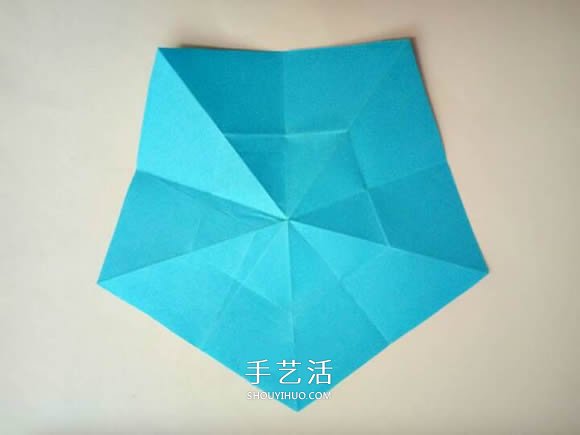 五個角的星星折紙圖解 內(nèi)外雙五角星星的折法 -  rpnrmr.com