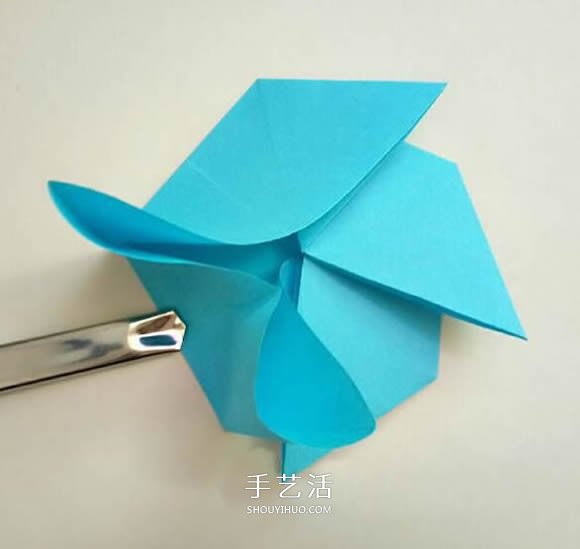 五個角的星星折紙圖解 內(nèi)外雙五角星星的折法 -  rpnrmr.com