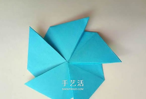 五個角的星星折紙圖解 內(nèi)外雙五角星星的折法 -  rpnrmr.com