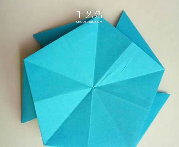 五個角的星星折紙圖解 內(nèi)外雙五角星星的折法 -  rpnrmr.com