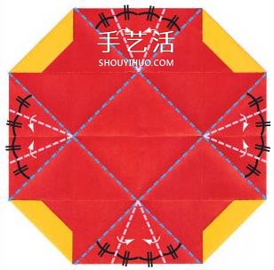 帶愛心紙盒子的折法 有四個(gè)心形收納盒的折法 -  rpnrmr.com