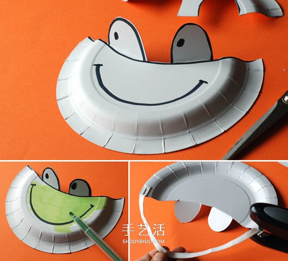 用紙盤做帽子的方法 幼兒園卡通紙盤帽子制作 -  rpnrmr.com