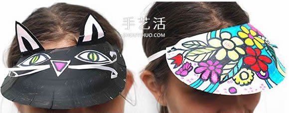 用紙盤做帽子的方法 幼兒園卡通紙盤帽子制作 -  rpnrmr.com