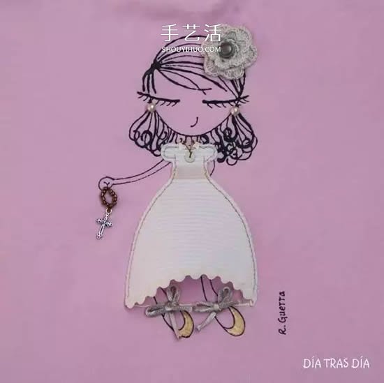 媽媽在女兒衣服上的創(chuàng)意畫 小伙伴們都羨慕！ -  rpnrmr.com