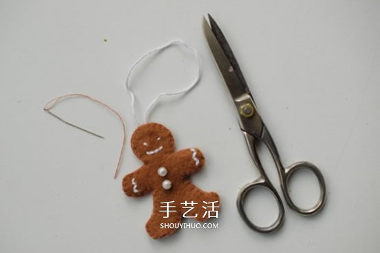 不織布姜餅人手工制作 布藝DIY姜餅人小掛件 -  rpnrmr.com