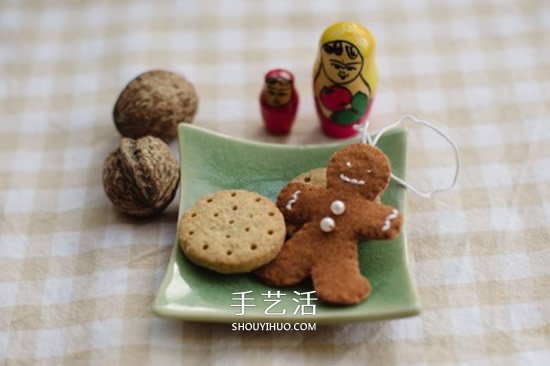 不織布姜餅人手工制作 布藝DIY姜餅人小掛件 -  rpnrmr.com