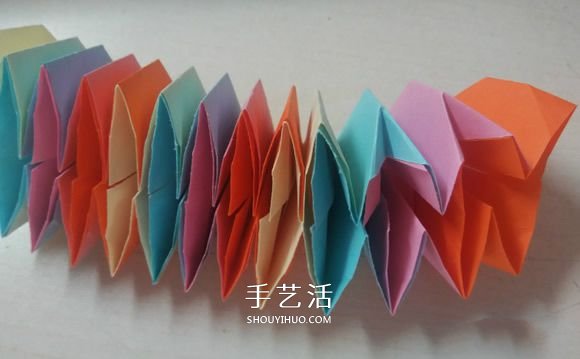 可以隨意翻內(nèi)翻外！變換紙花球折紙方法圖解 -  rpnrmr.com