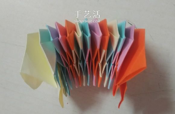 可以隨意翻內(nèi)翻外！變換紙花球折紙方法圖解 -  rpnrmr.com