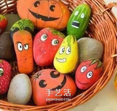 創(chuàng)意超棒的兒童石頭畫作品 每一個都好想學(xué)！ -  rpnrmr.com