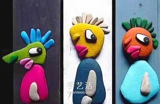 創(chuàng)意超棒的兒童石頭畫作品 每一個都好想學(xué)！ -  rpnrmr.com