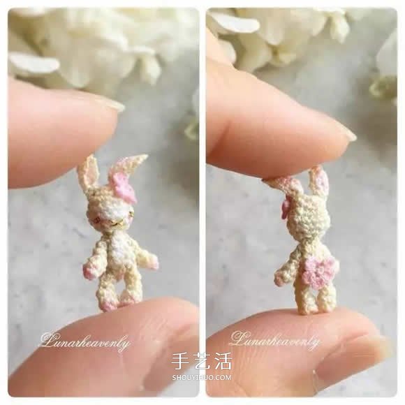 美得不像話！袖珍鉤針花朵飾品作品圖片欣賞 -  rpnrmr.com