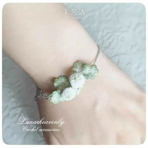 美得不像話！袖珍鉤針花朵飾品作品圖片欣賞 -  rpnrmr.com