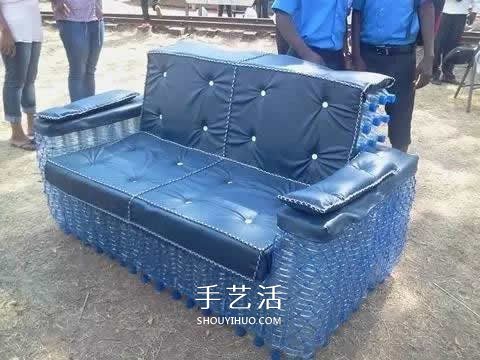 用塑料瓶做的小制作 凳子沙發(fā)垃圾桶隨便選 -  rpnrmr.com