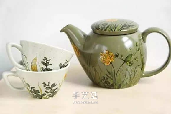 她們把家里的杯碟畫(huà)成畫(huà) 將每一天都過(guò)成詩(shī)！ -  rpnrmr.com