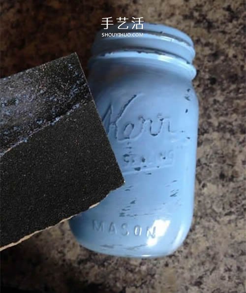 有心意的母親節(jié)禮物 用玻璃瓶和卡紙做手掌花 -  rpnrmr.com