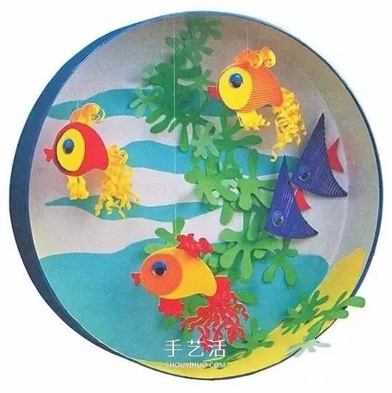 自制玩具水族箱的方法 兒童手工做魚缸的教程 -  rpnrmr.com
