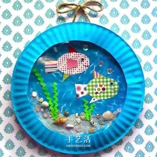 自制玩具水族箱的方法 兒童手工做魚缸的教程 -  rpnrmr.com