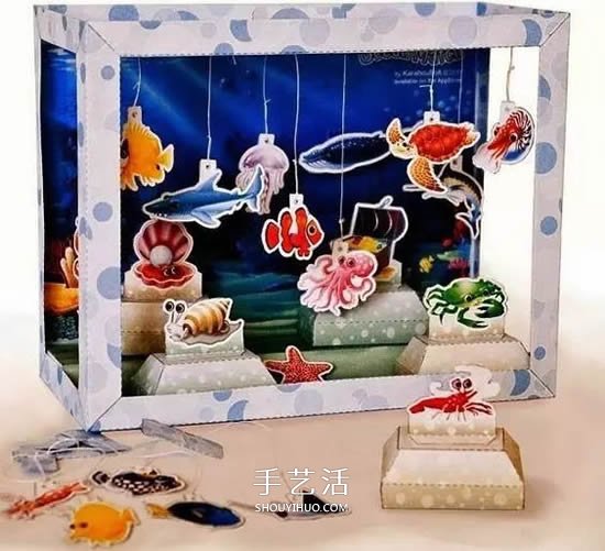 自制玩具水族箱的方法 兒童手工做魚缸的教程 -  rpnrmr.com