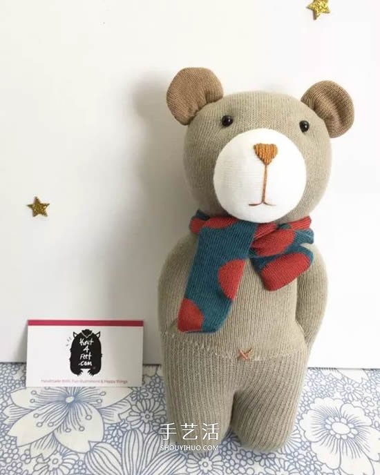 超可愛襪子娃娃作品圖片 以及如何制作的教程 -  rpnrmr.com