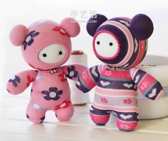 超可愛襪子娃娃作品圖片 以及如何制作的教程 -  rpnrmr.com