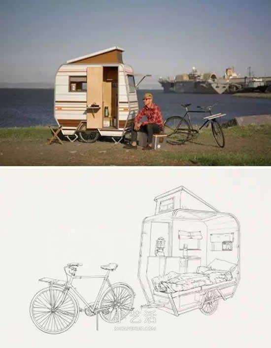 驚倒一片！開(kāi)不起汽車(chē)房車(chē) 還有自行車(chē)房車(chē)！  -  rpnrmr.com