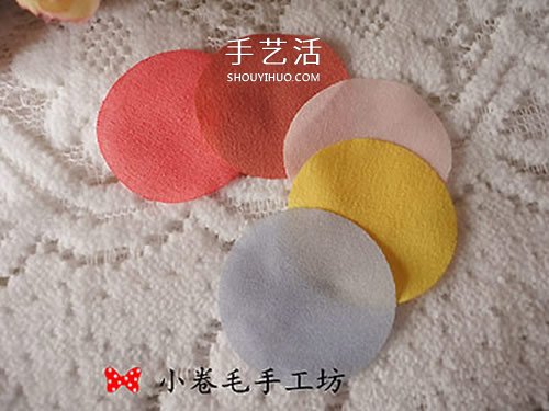 雪紡布手工制作小清新蝴蝶結(jié)花朵飾品圖解 -  rpnrmr.com