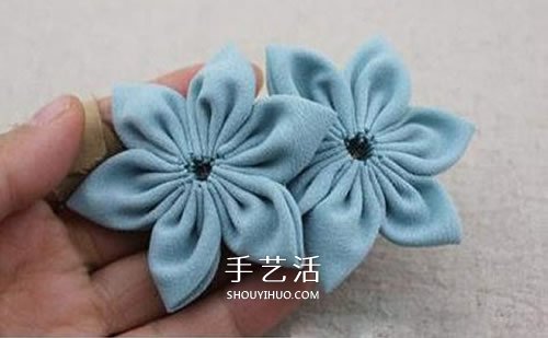 雪紡布手工制作小清新蝴蝶結(jié)花朵飾品圖解 -  rpnrmr.com