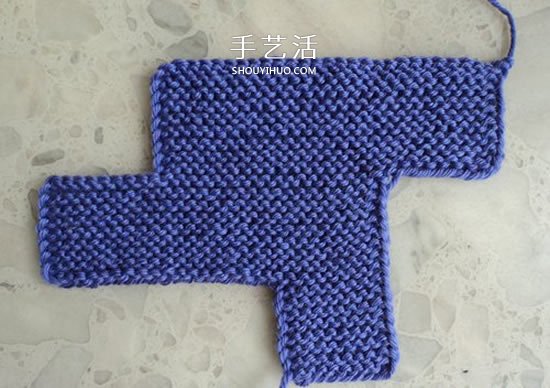 兩種毛線搭配 手工編織漂亮地板鞋的織法圖解 -  rpnrmr.com