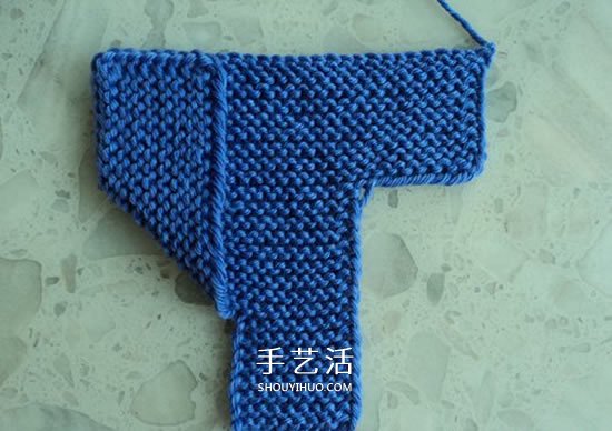 兩種毛線搭配 手工編織漂亮地板鞋的織法圖解 -  rpnrmr.com