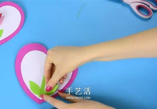 兒童手工制作母親節(jié)郁金香愛心卡片的方法 -  rpnrmr.com