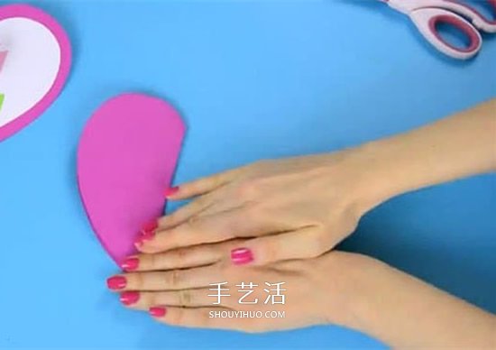 兒童手工制作母親節(jié)郁金香愛心卡片的方法 -  rpnrmr.com