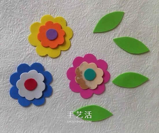 用海綿紙做母親節(jié)賀卡 手工漂亮花朵卡片DIY -  rpnrmr.com