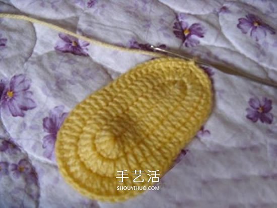 嬰兒毛線保暖鞋子的織法 單色就已經(jīng)很好看！ -  rpnrmr.com