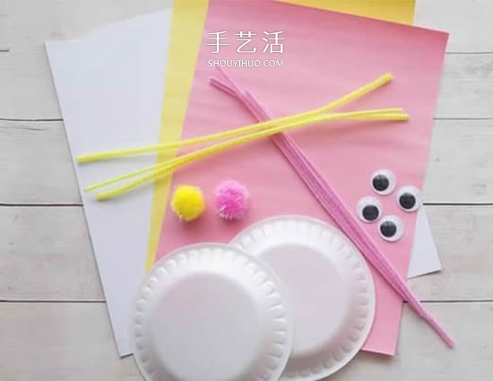 幼兒園手工做小白兔 用紙盤制作兔子的方法 -  rpnrmr.com