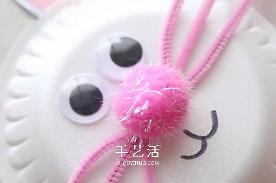 幼兒園手工做小白兔 用紙盤制作兔子的方法 -  rpnrmr.com