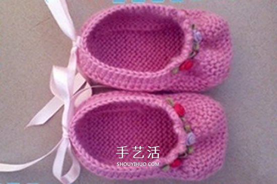 怎么用棒針編織嬰兒鞋 手工可愛寶寶鞋的織法 -  rpnrmr.com