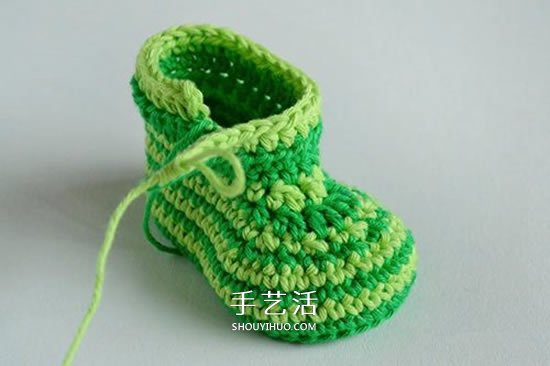 給腳踝也提供保暖！簡(jiǎn)潔好看寶寶毛線鞋織法 -  rpnrmr.com