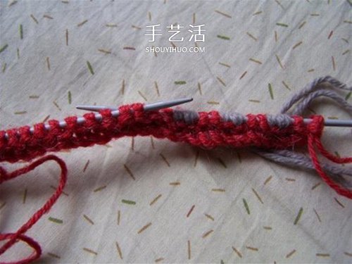 用棒針平針手工編織保暖拖鞋的方法圖解 -  rpnrmr.com