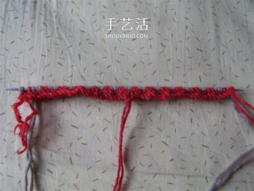 用棒針平針手工編織保暖拖鞋的方法圖解 -  rpnrmr.com