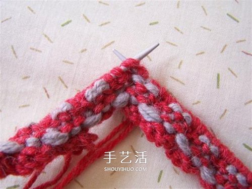 用棒針平針手工編織保暖拖鞋的方法圖解 -  rpnrmr.com