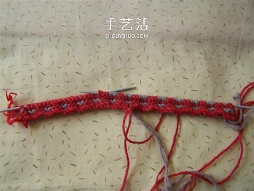 用棒針平針手工編織保暖拖鞋的方法圖解 -  rpnrmr.com