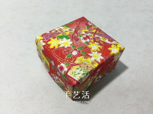 簡(jiǎn)單又好看的方形禮盒手工折紙圖解教程 -  rpnrmr.com