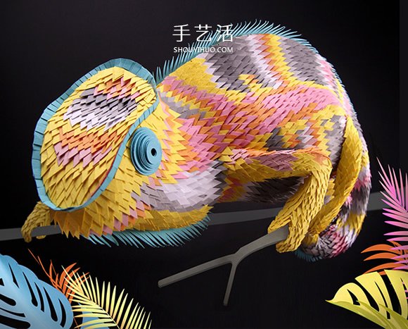 受迪士尼青睞！Lloyd 鮮艷、細(xì)膩的紙雕作品 -  rpnrmr.com