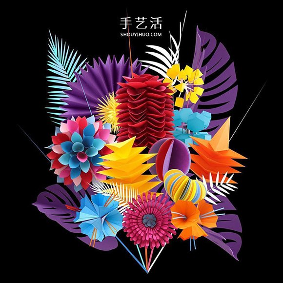 受迪士尼青睞！Lloyd 鮮艷、細(xì)膩的紙雕作品 -  rpnrmr.com